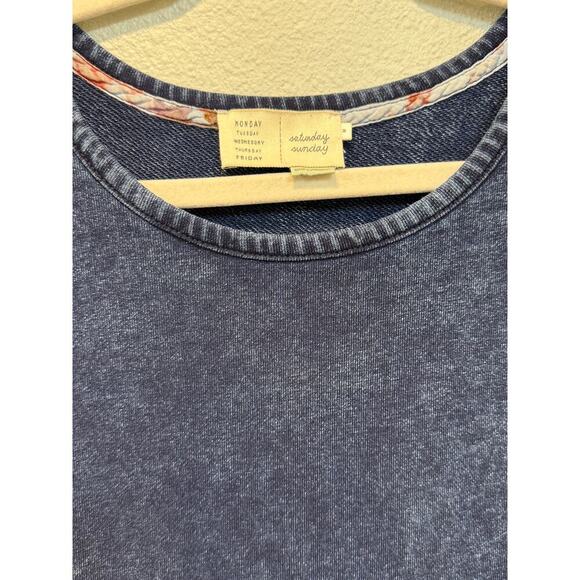 Anthropologie Odette Mini Blue Ruffle Dress - Picture 5 of 8